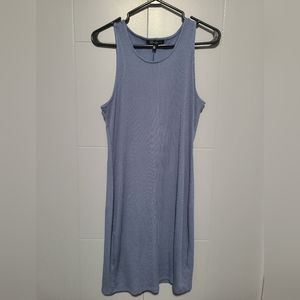 Slate blue bodycon dress - size L